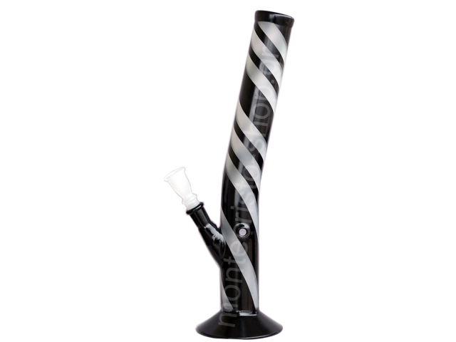   GLASS BONG BLACK SAND HANGOVER 42cm 01343