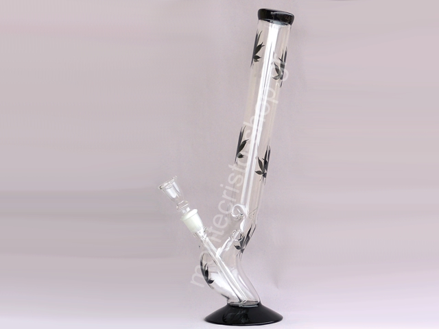 7742 -   GLASS ICE BONG MULTILEAF BOLT 45cm 01349