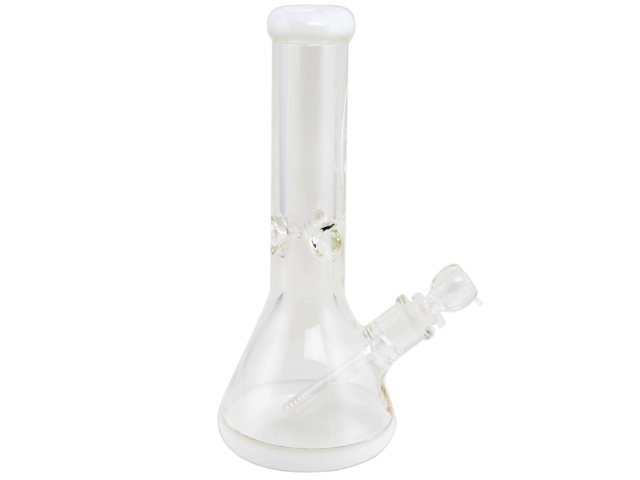   Glassbong 30cm Clear & White Ice Bong 0212639 (      )