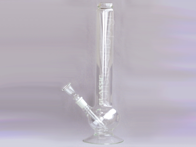 7740 -   GLASSIC BOUNCER GLASS BONG ICE 38cm 01216