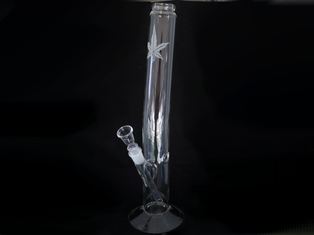   SAND LEAF GLASS BONG 42cm 01153