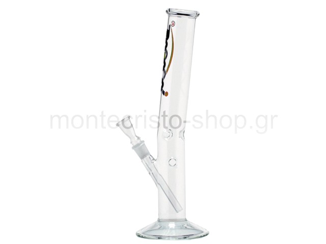 6765 -   WAVE GLASS ICE BONG 40cm 02554