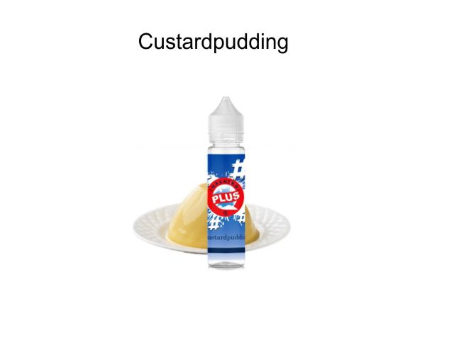 HASHTAG PLUS  FLAVORSHOTS CUSTARDPUDDING  Shake and Vape 20/60ML ( )