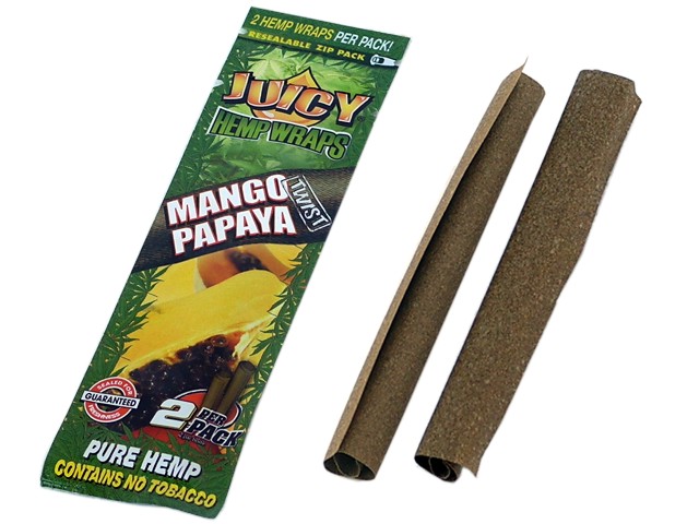 6130 - Jays hemp wraps MANIC Mango Papaya Twist (με 2 πουρόφυλλα)