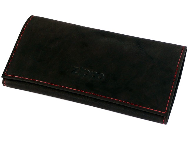 6797 - Καπνοθήκη ZIPPO 2005130 Leather Tri Fold MOCCA δερμάτινη