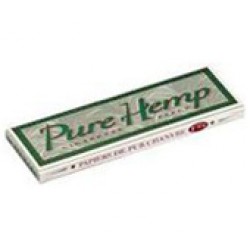 1076 - Χαρτάκι Pure Hemp 1 και 1/4 μεσαίο, 50 φύλλα