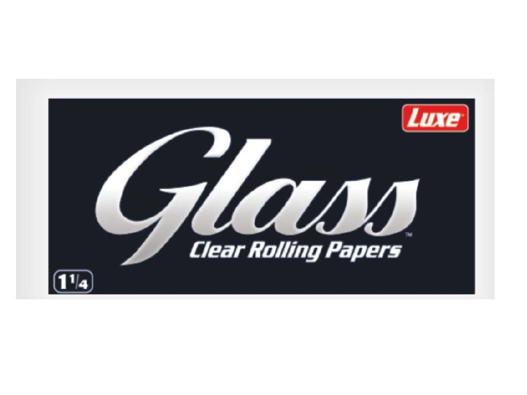 707 - Χαρτάκια 1 και 1/4 Glass Clear (Διάφανο) made from cellulose