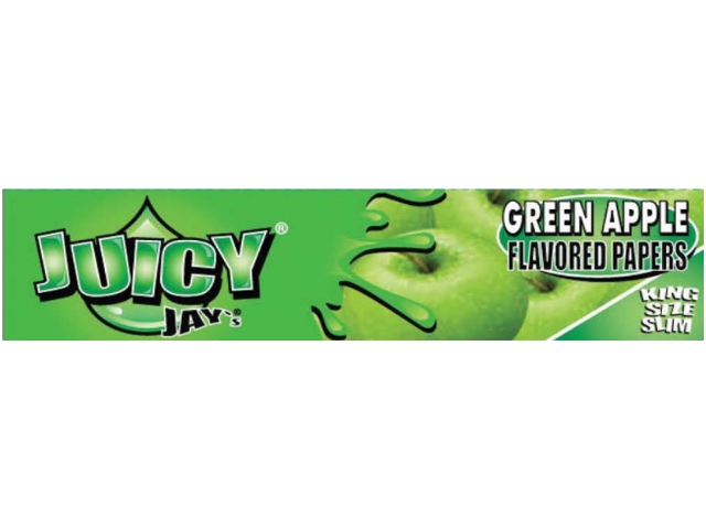 10052 -   Juicy Jays GREEN APPLE   KING SIZE