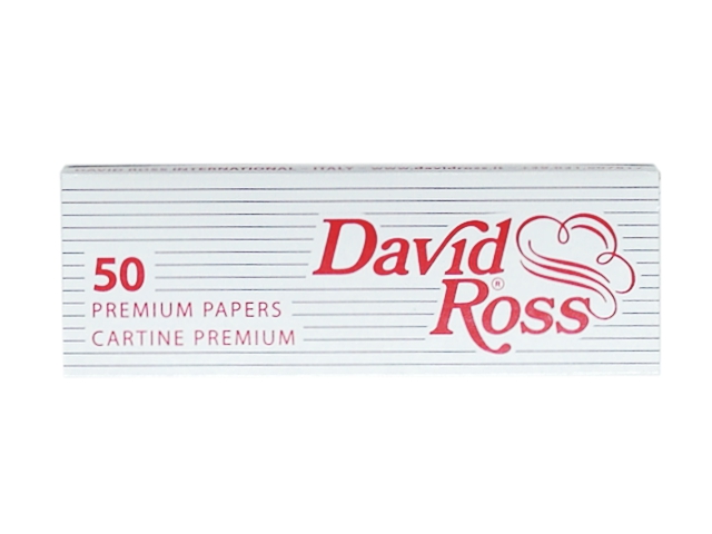 7306 - Χαρτάκια στριφτού David Ross Premium (red)
