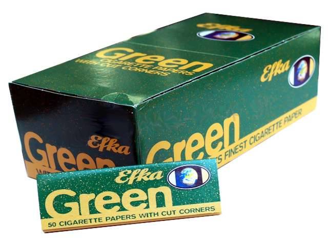 2572 - Χαρτάκια στριφτού Efka Green (Κουτί με 50 τσιγαρόχαρτα)