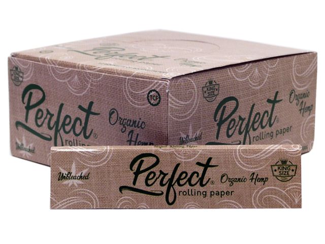 Χαρτάκια στριφτού Perfect King Size Organic Hemp (κουτί των 50)