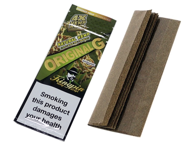 9205 - Kingpin Original G Hemp Wraps ( 4 )