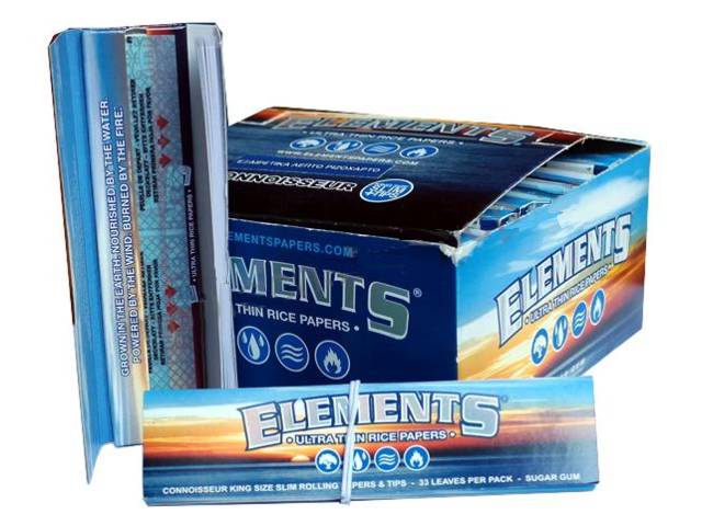   24   Elements Connoisseur King Size Slim + Tips () (0.84  )