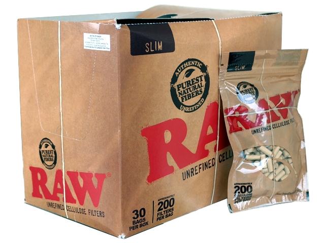 5085 -   30   RAW 200 BAG SLIM UNREFINED CELLULOSE ()