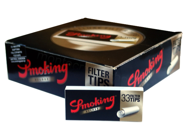 Κουτί με 50 τζιβάνες Smoking Deluxe φαρδυές 33 filter tips