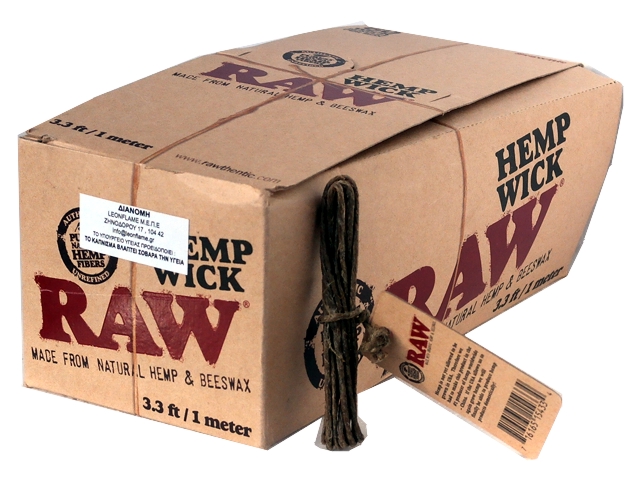   60 Raw Hemp Wick 1 