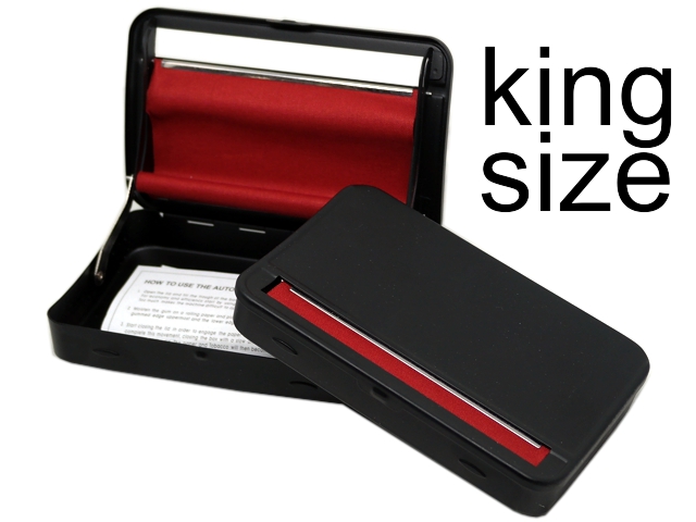 7189 -   TOBACCO CIGARETTE ROLLING STRONG BOX 110mm BLACK () 13182