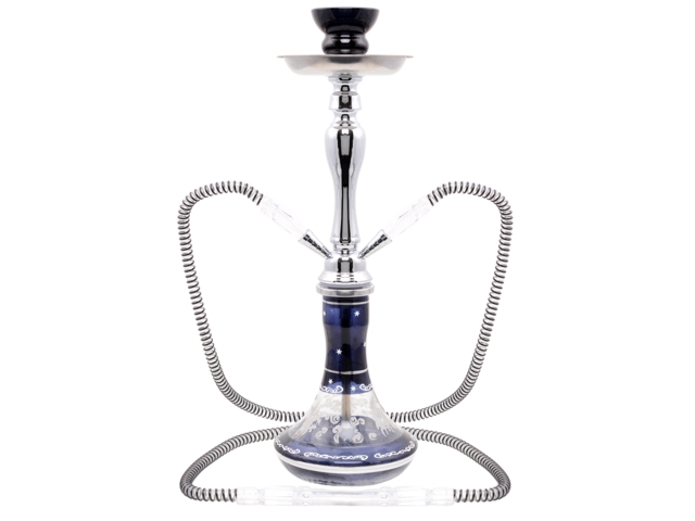   Hookah 45cm Flowers Black 45cm 0230546