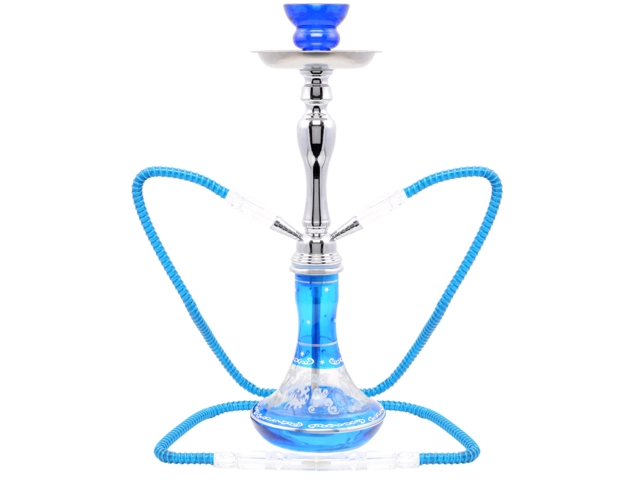   Hookah 45cm Flowers Blue 45cm 0230547