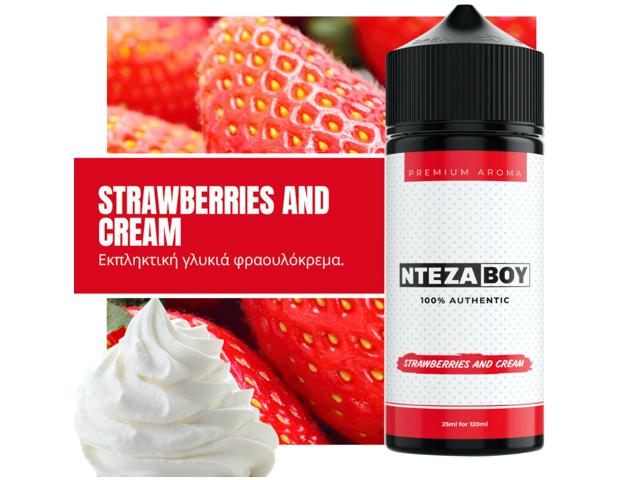 11308 -  100% AUTHENTIC Flavour Shot STRAWBERRIES AND CREAM 25ml / 120ml (  )