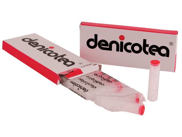 2314 - Ανταλλακτικά φίλτρα τσιγάρου DENICOTEA Crystal Filters 8mm με 10 τεμάχια