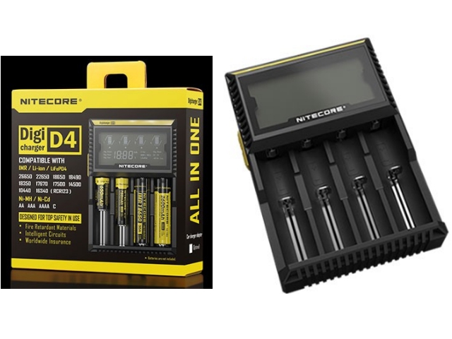 5681 - Φορτιστής Nitecore Intellicharger D4 LCD Battery Charger