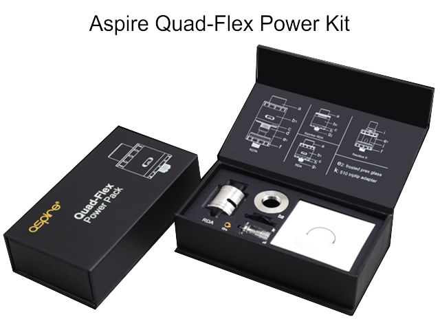 QUAD FLEX Power Kit by Aspire ( drip)