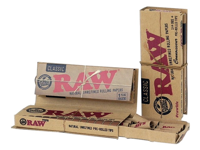 6191 - RAW CONNOISSEUR Classic 1 1/4 SIZE + PRE ROLLED TIPS