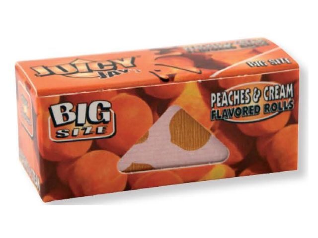 Ρολό στριφτού Juicy Jays Peaches & Cream Big Size 5 μέτρα (άρωμα κρέμα ροδάκινο)
