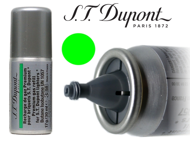 7927 - S T dupont Green Gas Refill a  30ml