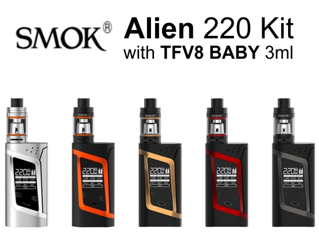 5373 - SMOK Alien 220 TC Full Kit (with TFV8 Baby)