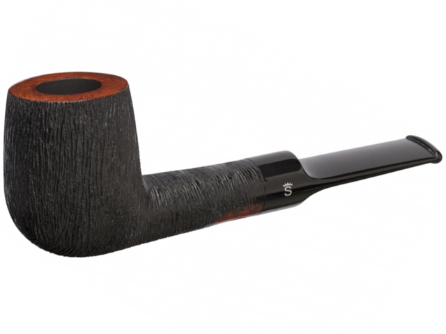 8460 - Stanwell Brushed Black 13 9mm Pipe   