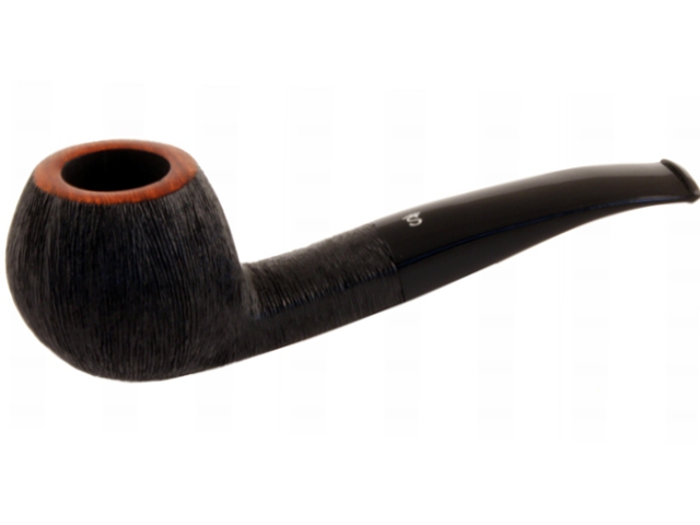 8465 - Stanwell Brushed Black 182 9mm Pipe   