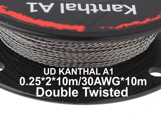 5132 -  UD TWISTED KANTHAL A1 0.25*2*10m/30AWG*10m Double Twisted