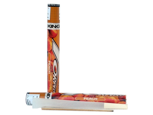 TORPEDOES King Size pre rolled paper cone PEACH ()