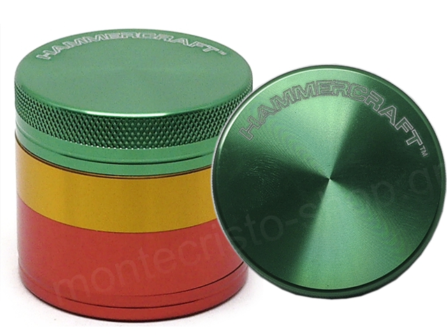   HAMMERCRAFT 4 PARTS ALUMINUM 1 1/2 GRINDER RASTA 38mm 13700