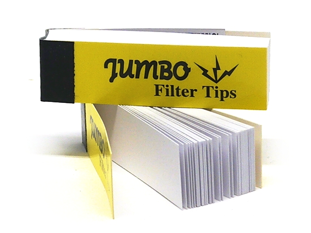 9990 -  Jumbo fiter tips 50 Yellow Mellow 