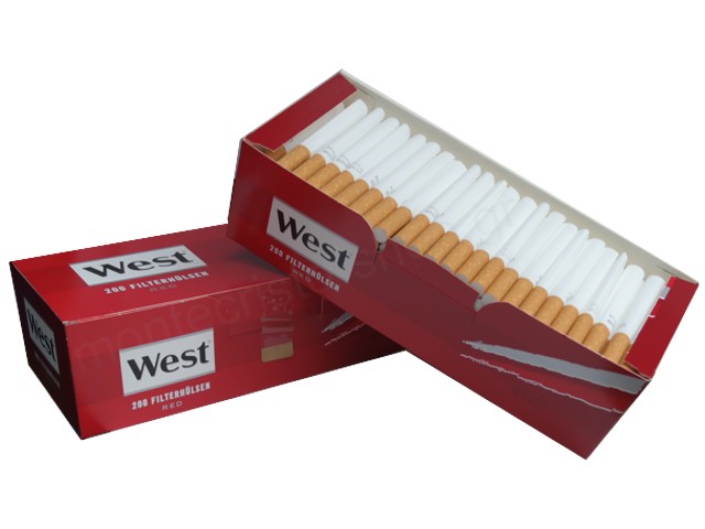 Άδεια τσιγάρα WEST RED 200