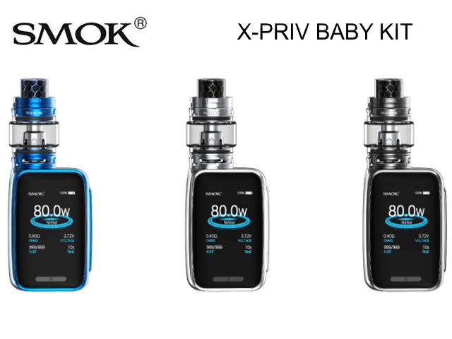 X-Priv Baby Kit by Smok with TFV12 Big Baby Prince tank