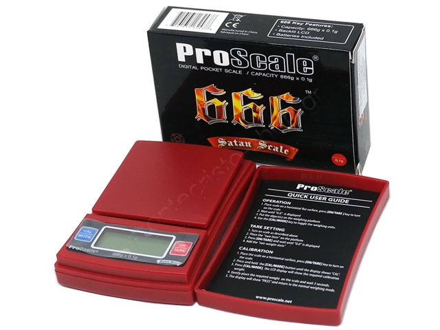 7275 -   PROSCALE SATAN SCALE 666g x 0,1g